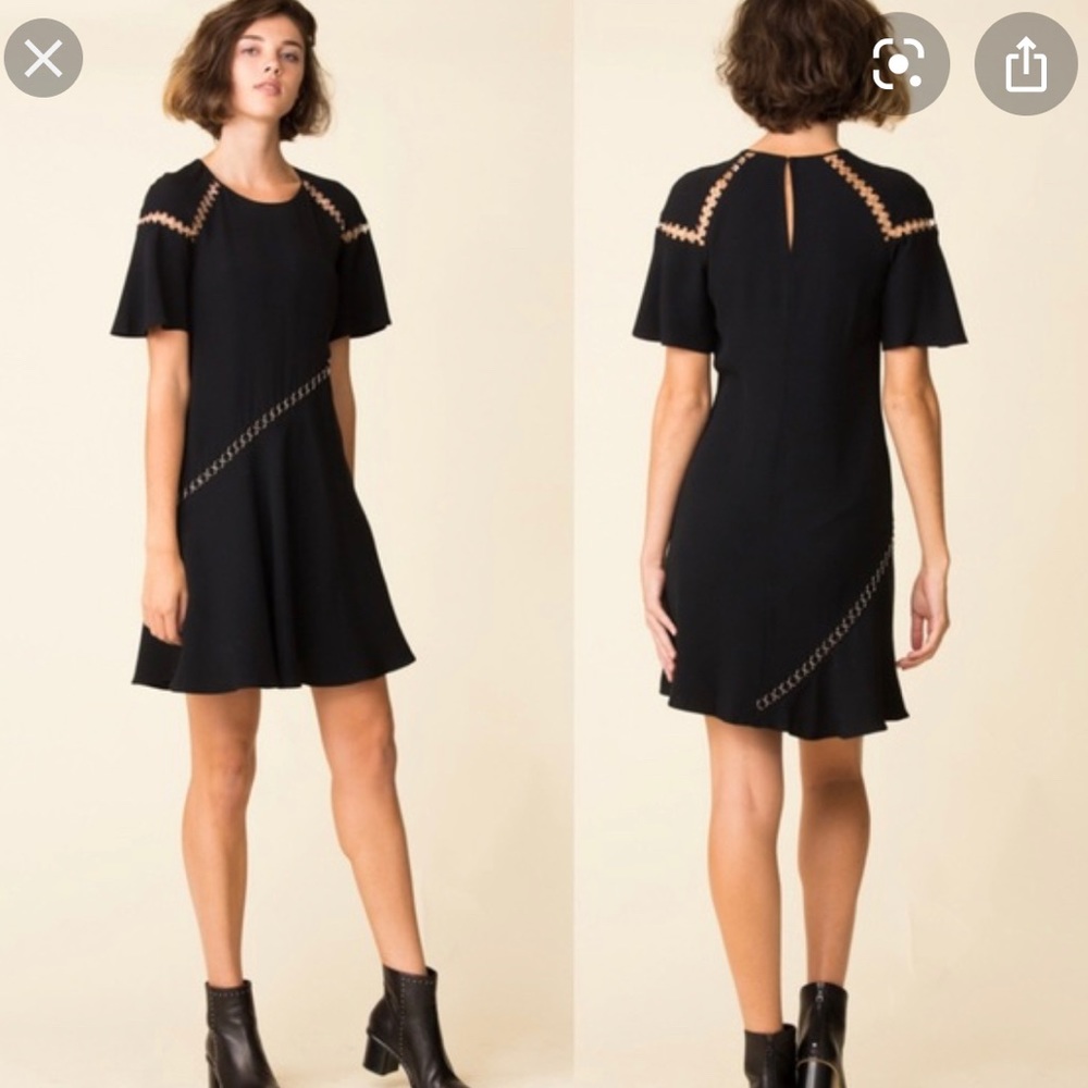 ALC Mitchell Black Chain Dress